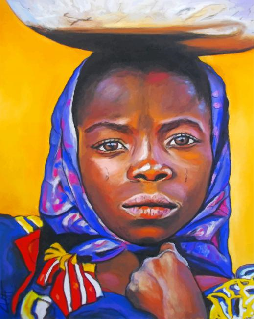 Black African Girl Painting By Numberss.png