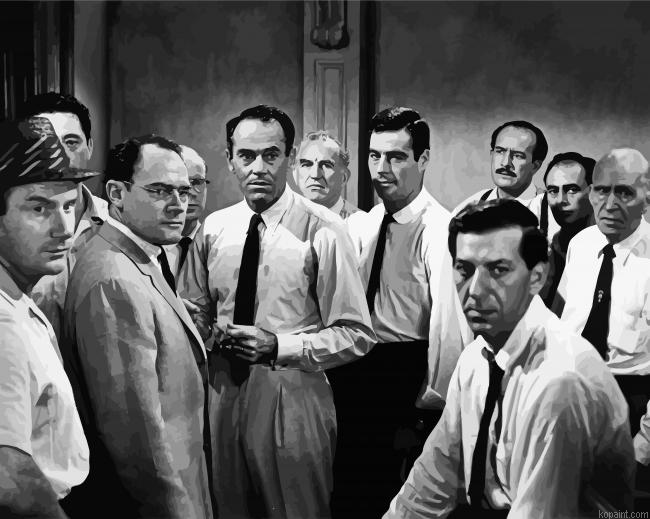 Black And White 12 Angry Men Characters Painting By Numberss.png