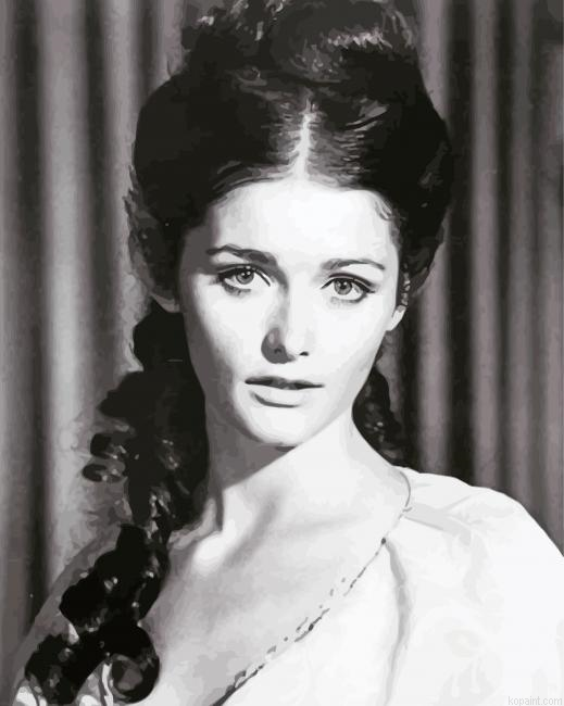 Black And White Actress Margot Kidder Painting By Numberss.png
