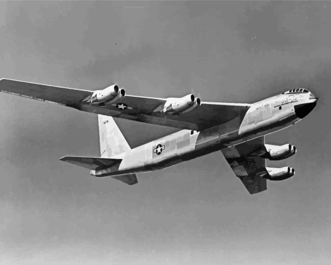 Black And White B 52 Bomber Painting By Numberss.png