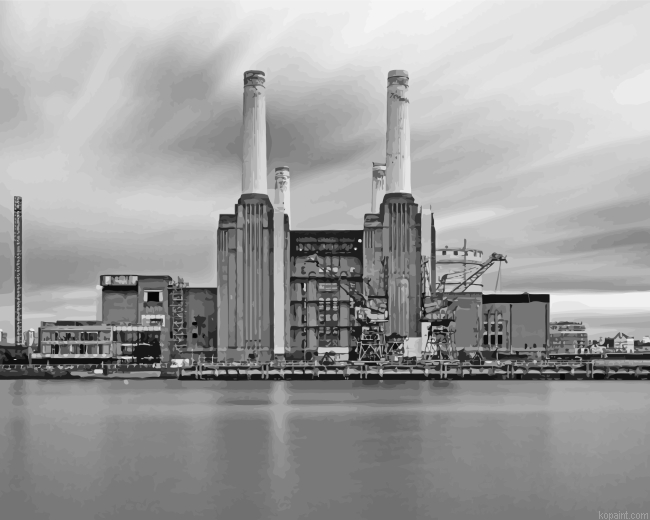 Black And White Battersea Station Painting By Numberss.png
