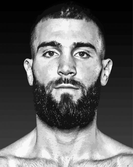 Black And White Caleb Plant Paint By Numbers.png