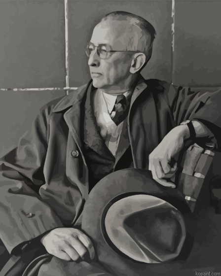 Black And White Charles Sheeler Paint By Numbers