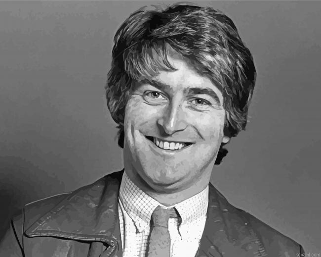 Black And White Dermot Morgan Painting By Numberss.png