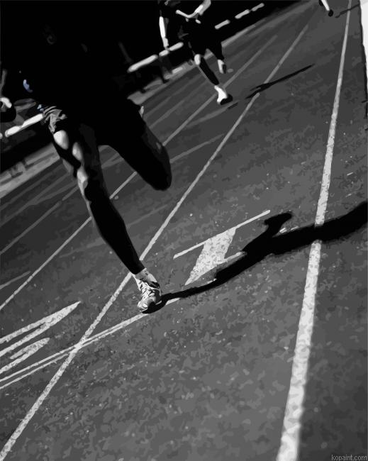 Black And White Finish Line Painting By Numberss.png