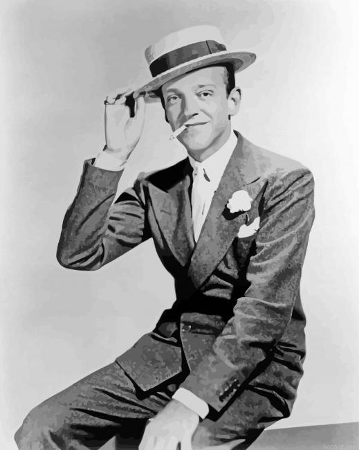 Black And White Fred Astaire Painting By Numberss.png