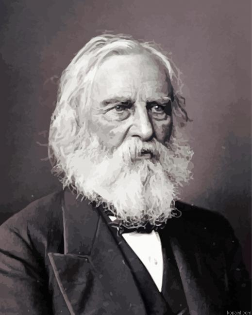Black And White Henry Wadsworth Longfellow Painting By Numberss.png
