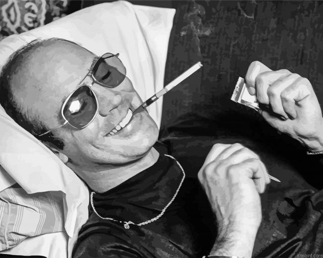Black And White Hunter Stockton Thompson Painting By Numberss.png