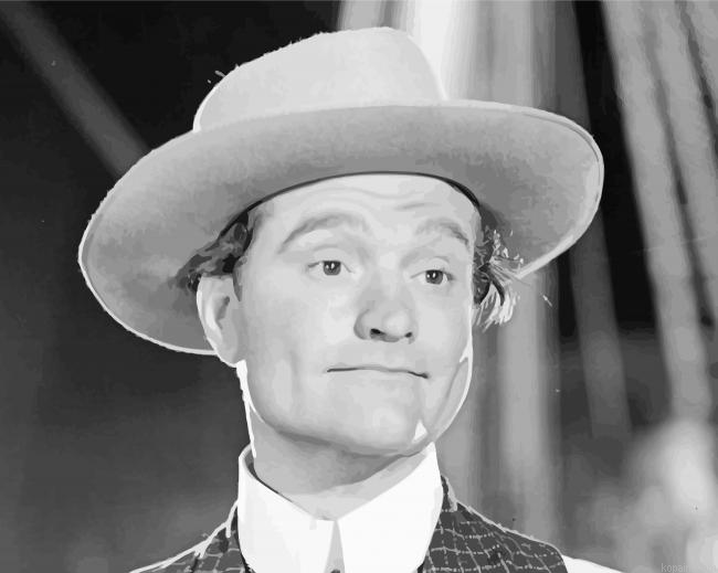 Black And White Red Skelton Painting By Numberss.png