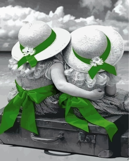 Black And White Sisters Painting By Numberss.png