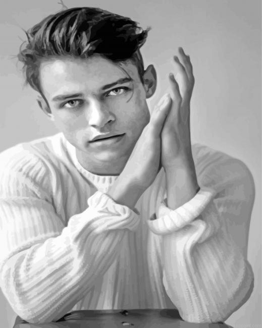 Black And White Thomas Doherty Paint By Numbers
