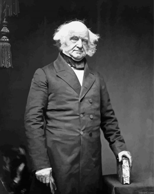 Black And White Van Buren Painting By Numberss.png