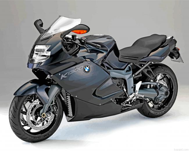 Black Bmw K1300s Painting By Numberss.png