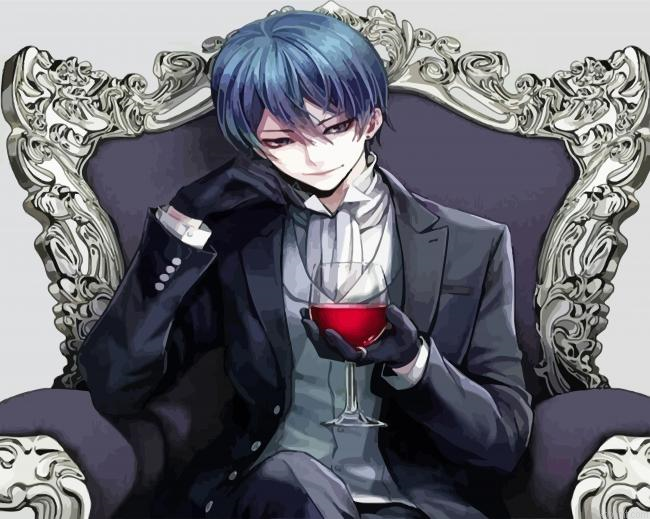 Black Butler Ciel Phantomhive Paint By Numbers