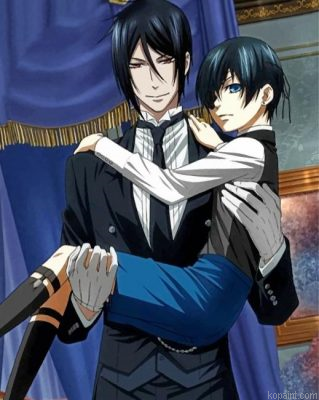 Black Butler Couple Painting By Numberss.png