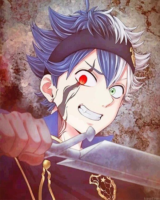 Black Clover Asta New Painting By Numberss.png