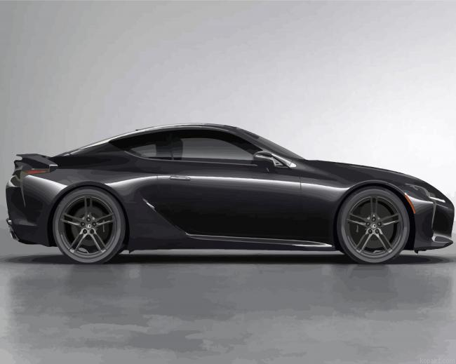 Black Lexus Lc Painting By Numberss.png
