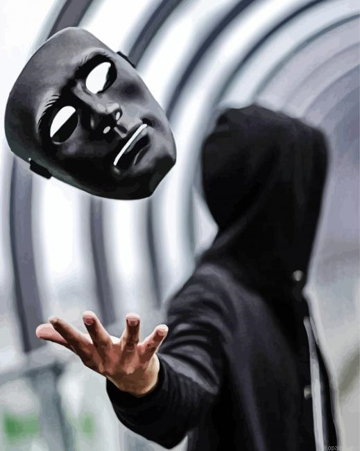 Black Mask Anonyme Painting By Numberss.png