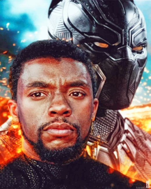 Black Panther Marvel Paint By Numbers