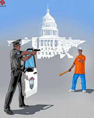 Black Police Man Painting By Numberss.png