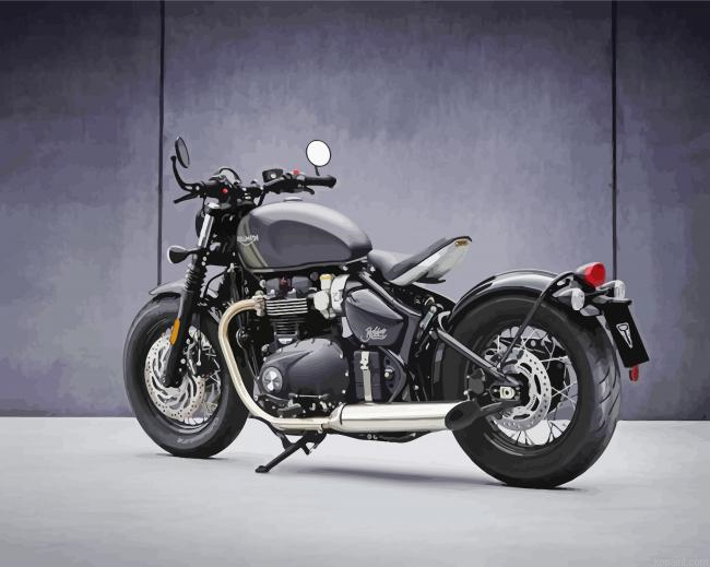 Black Triumph Motorcycle Paint By Numbers.png