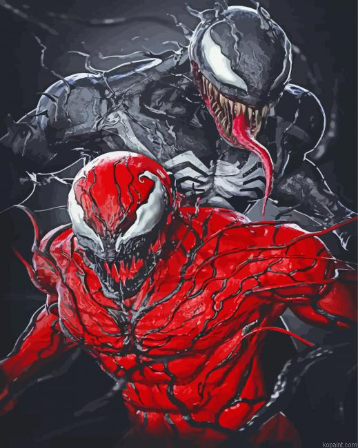 Black Venom Carnage Painting By Numberss.png