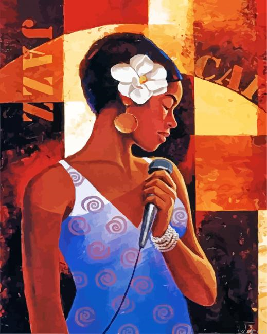 Black Woman Singing Painting By Numberss.png