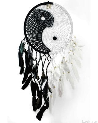 Black And White Dream Catchers New Painting By Numberss.png