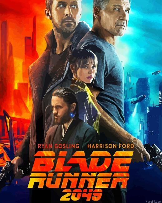 Blade Runner Movie Poster Painting By Numberss.png