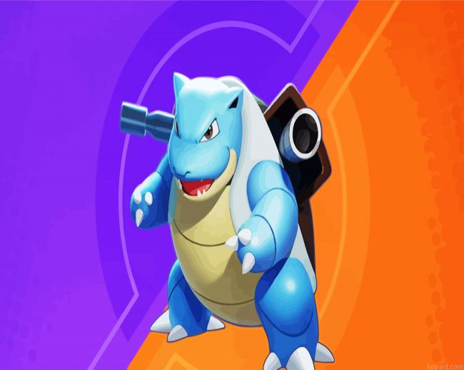 Blastoise Pokemon Unite Online Game Painting By Numberss.png