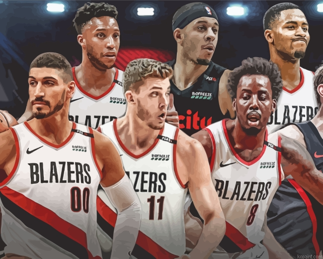 Blazers Basketball Players Painting By Numberss.png