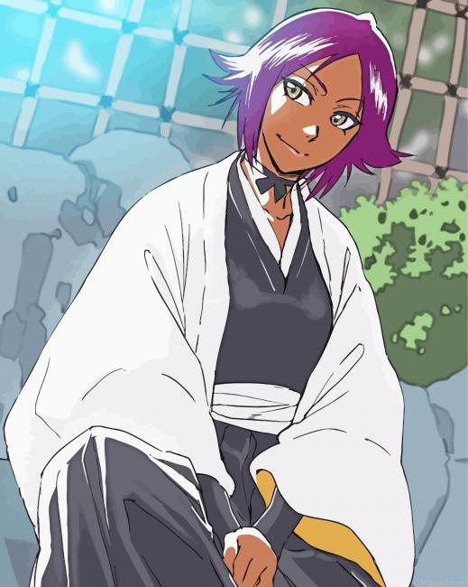 Bleach Yoruichi Shihouin Painting By Numberss.png