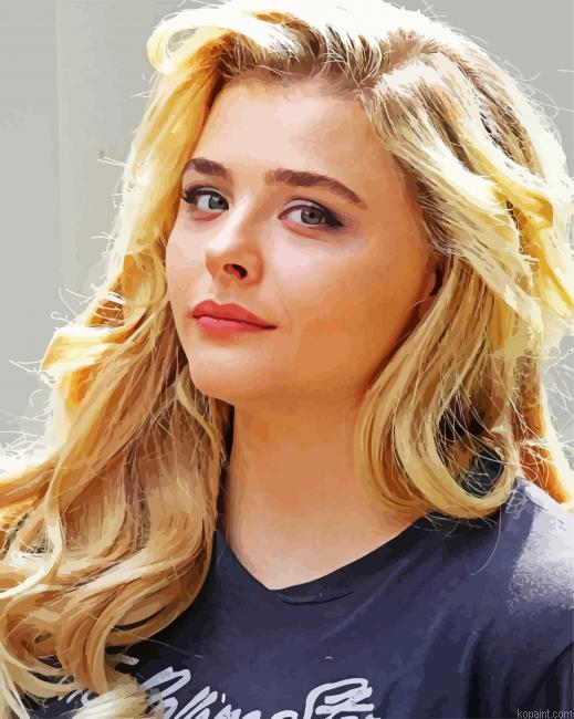 Blond Chloe Moretz Painting By Numberss.png
