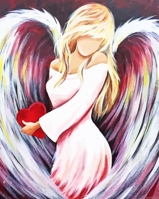 Blonde Angel Painting By Numberss.png