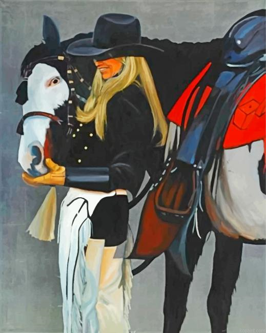 Blonde Cowgirl Paint By Numbe.png