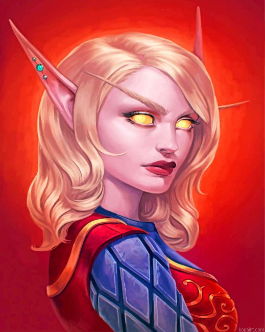 Blonde Elf Painting By Numberss.png