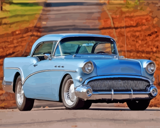 Blue 1957 Buick Painting By Numberss.png