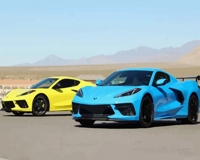 Blue-And-Yellow-Chevrolet-Corvette-C8-Painting-By-Numberss.png Blue And Yellow Chevrolet Corvette C8 Painting By Numberss.png