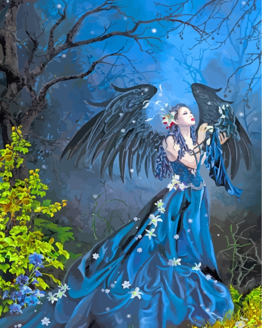 Blue Angel Paint By Numbers