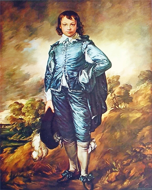 Blue Boy Painting New Painting By Numberss.png