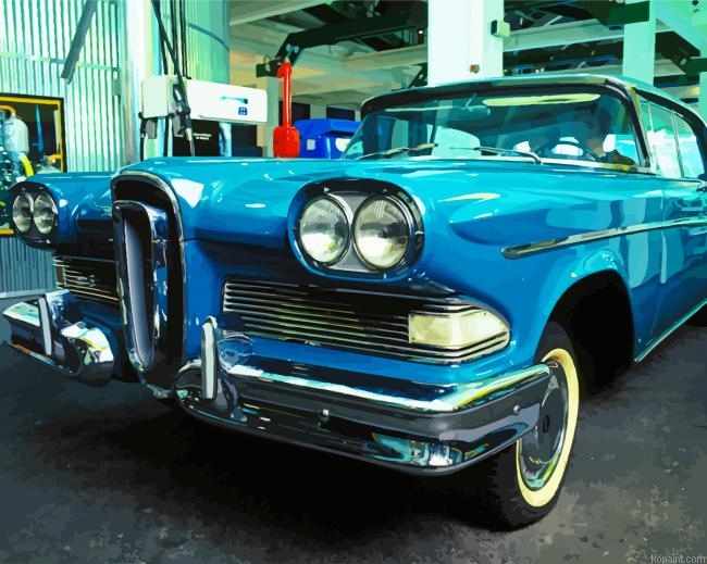 Blue Edsel Ford Painting By Numberss.png