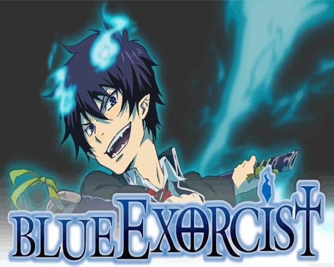 Blue Exorcist Anime Painting By Numberss.png