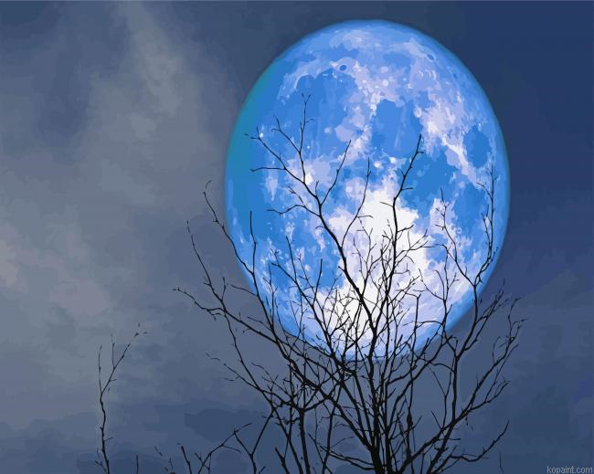 Blue Full Moon Painting By Numberss.png