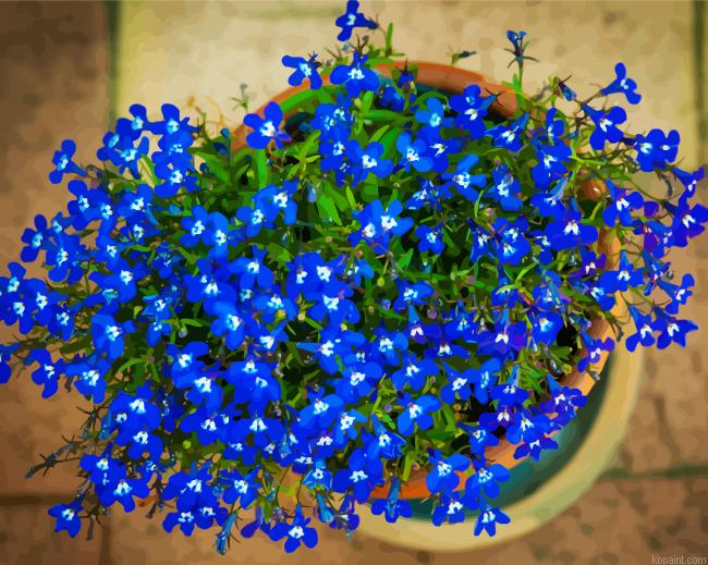 Blue Lobelia Painting By Numberss.png