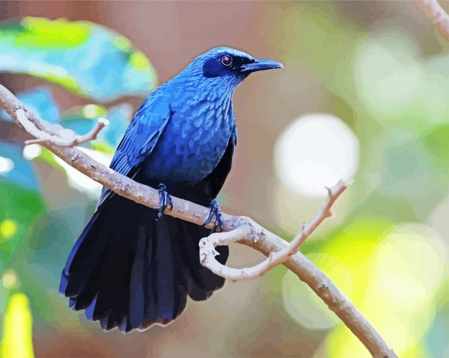 Blue Mockingbird Painting By Numberss.png
