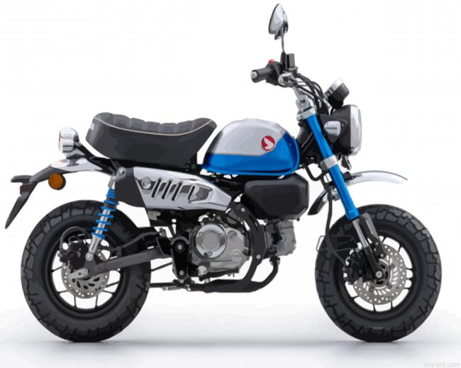 Blue Monkey Bike Painting By Numberss.png