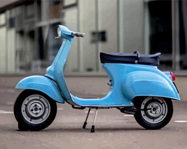 Blue Scooter Engine Painting By Numberss.png