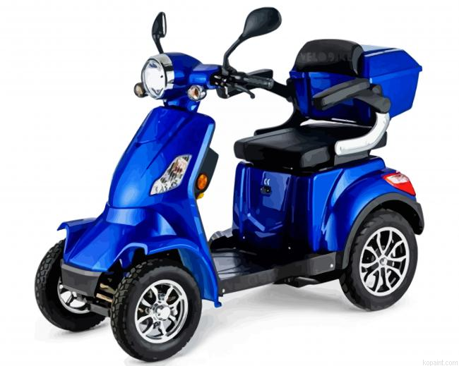 Blue Scooter Painting By Numberss.png