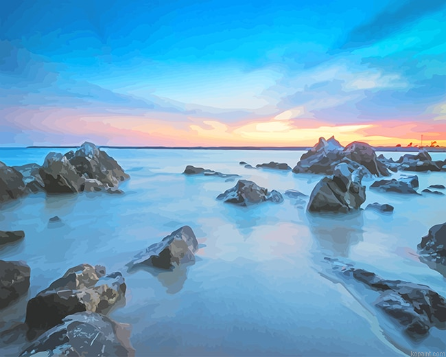 Blue Sea New Painting By Numberss.png