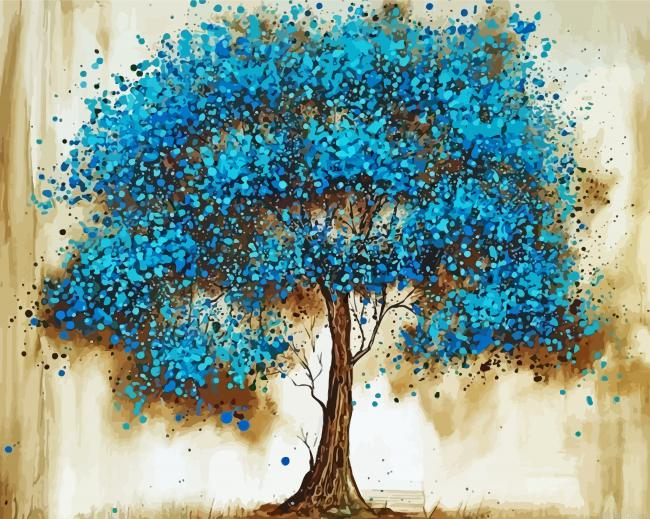 Blue Tree Painting By Numberss.png